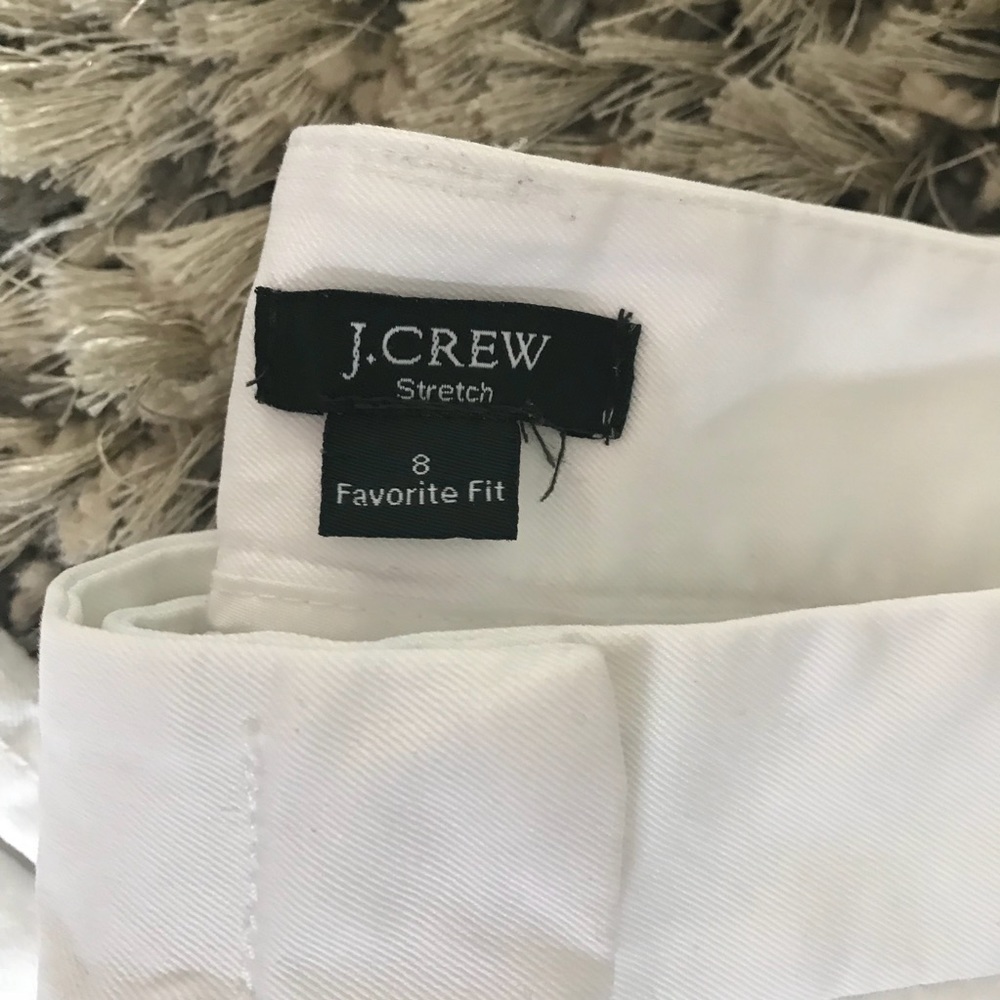 [J.Crew] Favorite fit white capris - Picture 2 of 5